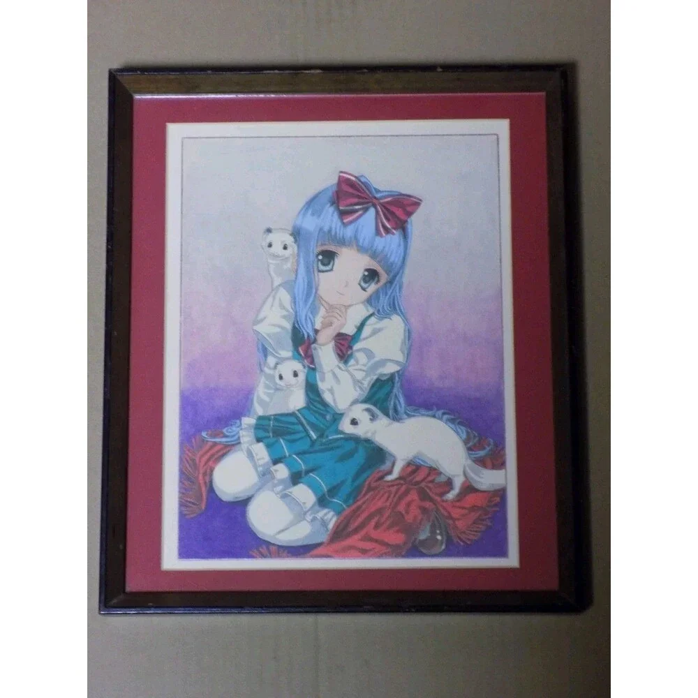 Baby Princess Watayuki Amatsuka Framed Anime Drawing Art Picture Natsuki Mibu